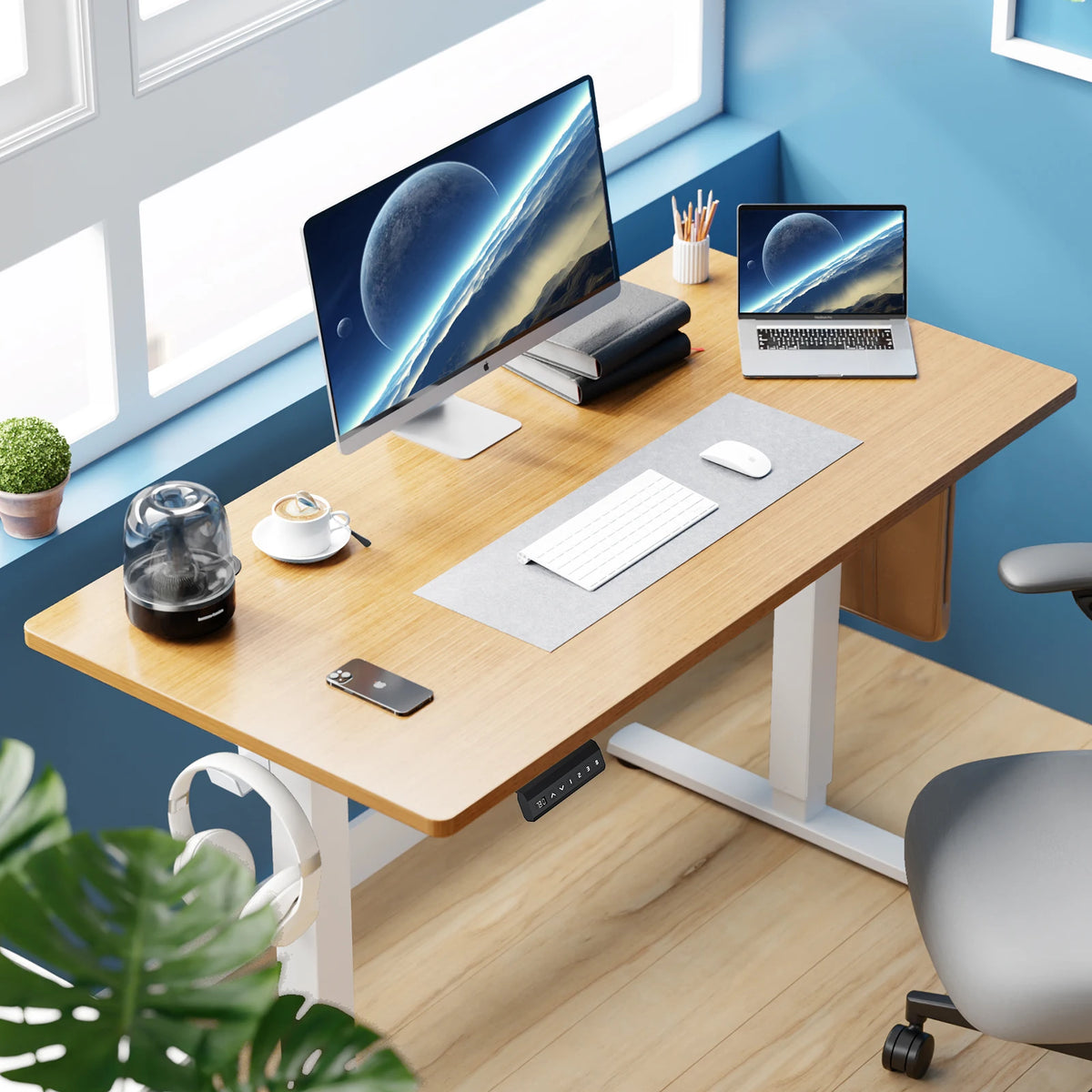 Electric Standing Desk Height Adjustable 40x24 Inch Sit Stand Workstation